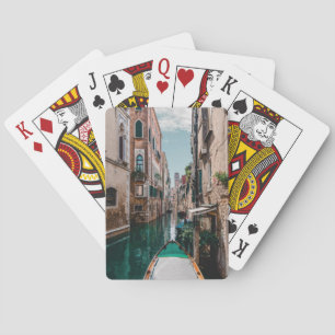 Venice Italy Canal Scene Playing Cards