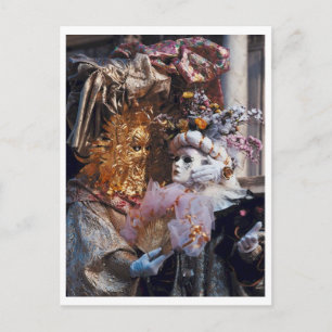 Venice Italy Carnival Mask ~ Italian Festival Postcard
