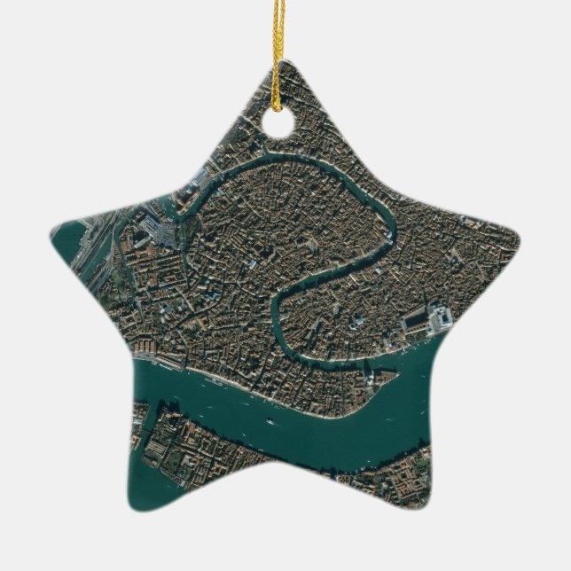 venice italy ceramic tree decoration (Front)
