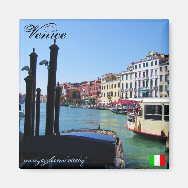 Venice Italy cool magnet design (Front)
