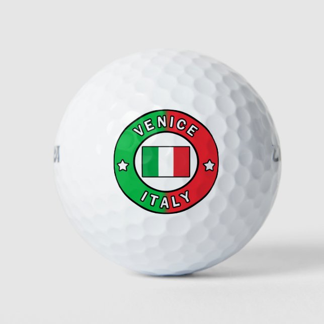 Venice Italy Golf Balls (Front)