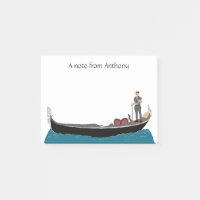 Venice, Italy Gondola and Gondolier Personalised