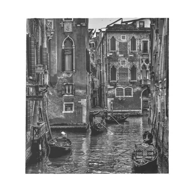 Venice italy gondola boat canal notepad (Front)