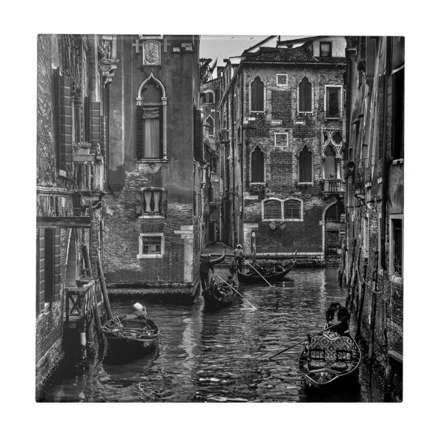 Venice italy gondola boat canal tile (Front)