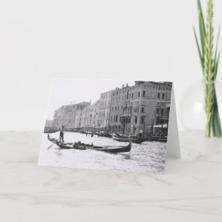 Venice Italy Gondola Grand Canal Greeting Card