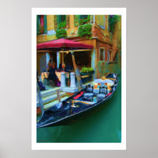Venice Italy Gondola Poster