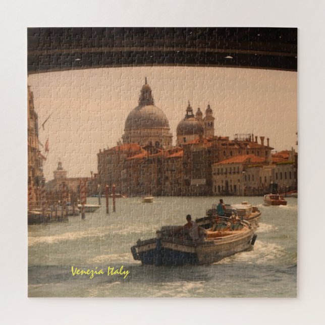 Venice Italy Grand Canal Vintage  Jigsaw Puzzle (Vertical)