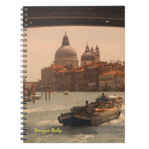 Venice Italy Grand Canal Vintage Notebook