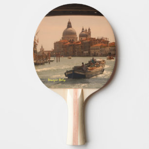 Venice Italy Grand Canal Vintage Ping Pong Paddle