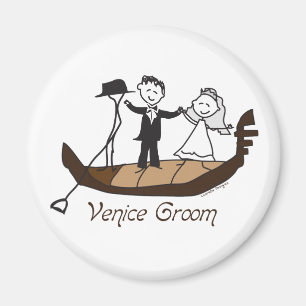 Venice Italy Groom Favours Magnet