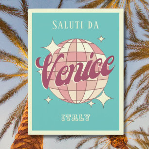 Venice Italy holiday Retro Vintage Postcard