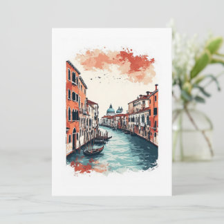 Venice, Italy Invitation