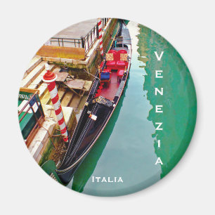 Venice, Italy (IT) - Gondola Station Magnet