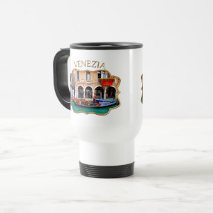 Venice, Italy (IT) - Gondolier Travel Mug