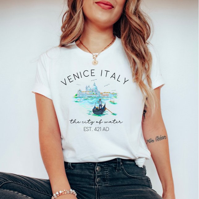 Venice Italy – Italian Water City Travel T-Shirt (Creator Uploaded)