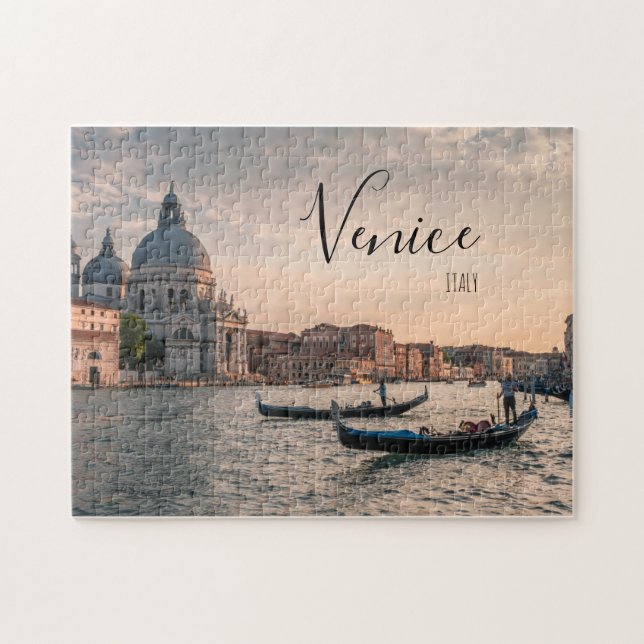 Venice Italy Jigsaw Puzzle Gondola   (Horizontal)