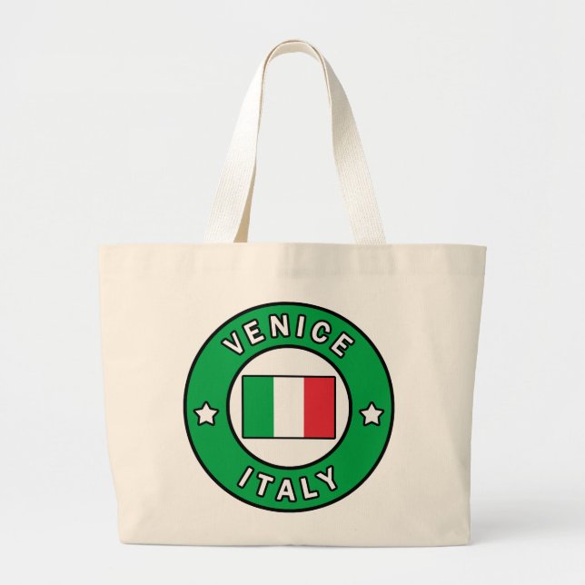 Venice Italy Large Tote Bag (Front)