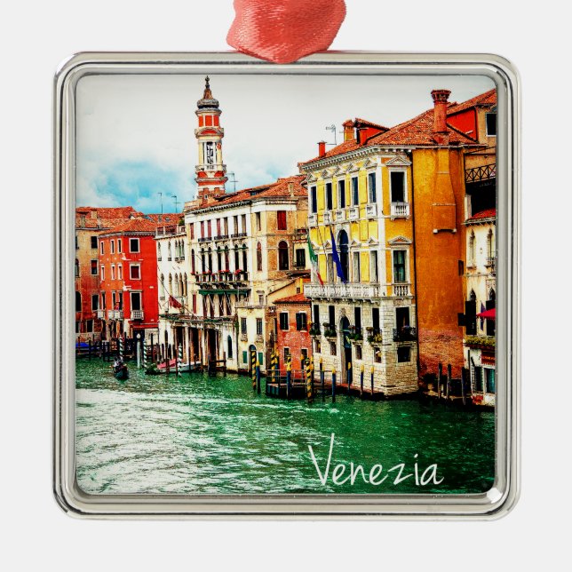 Venice - Italy Metal Tree Decoration (Front)