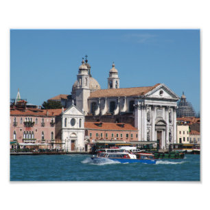 Venice Italy photography, Grand Canal, boat Photo Print
