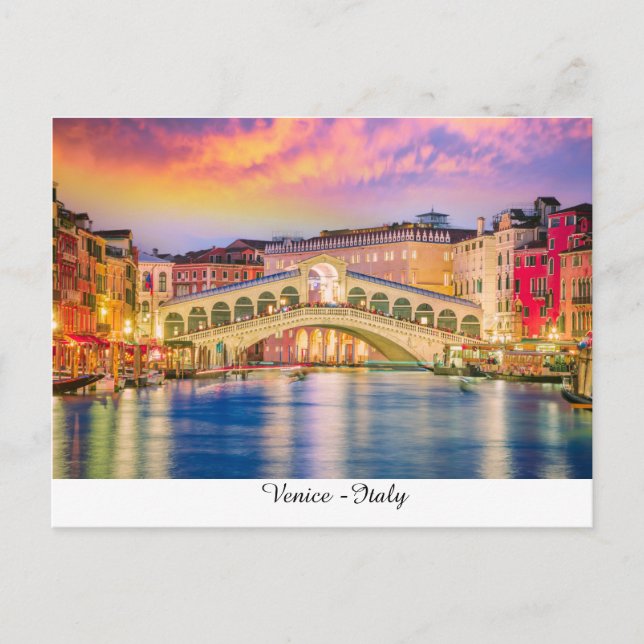 Venice Italy Postcard (Front)