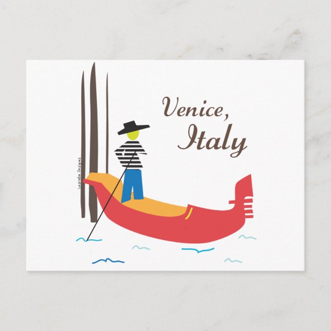Venice Italy Postcard (Front)