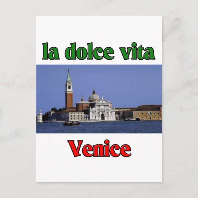 Venice Italy Postcard (Front)