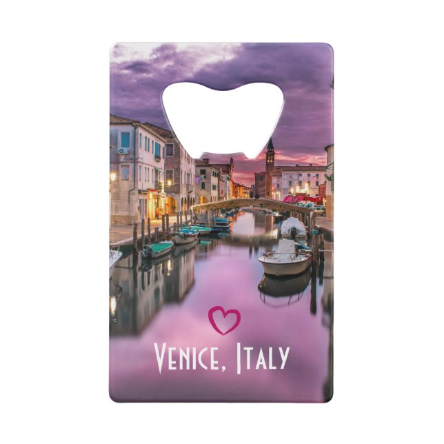 Venice, Italy Scenic Canal & Venetian Architecture (Front)