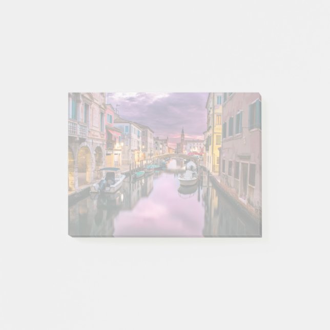Venice, Italy Scenic Canal & Venetian Architecture Post-it Notes (Front)