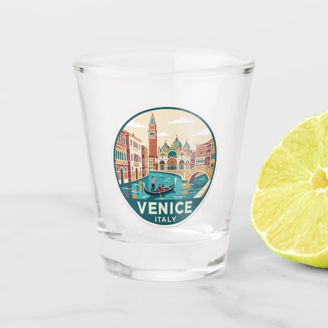 Venice Italy Shot Glass (Front)