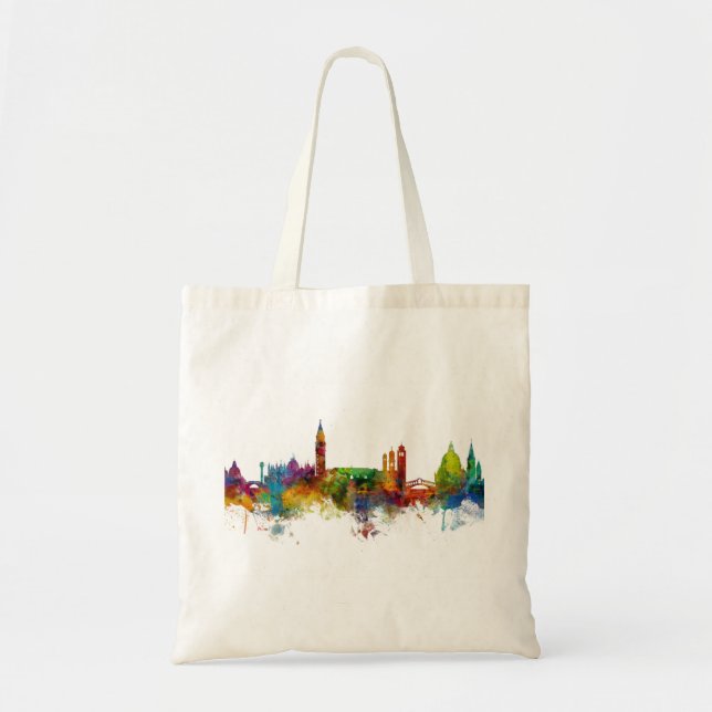 Venice Italy Skyline Tote Bag (Front)