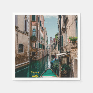 Venice Italy The Floating City Napkin