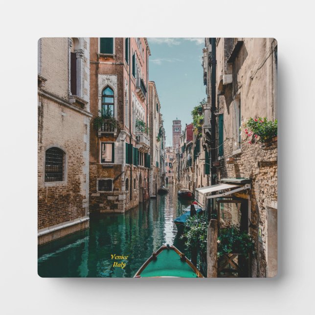 Venice Italy The Floating City Plaque (Front)