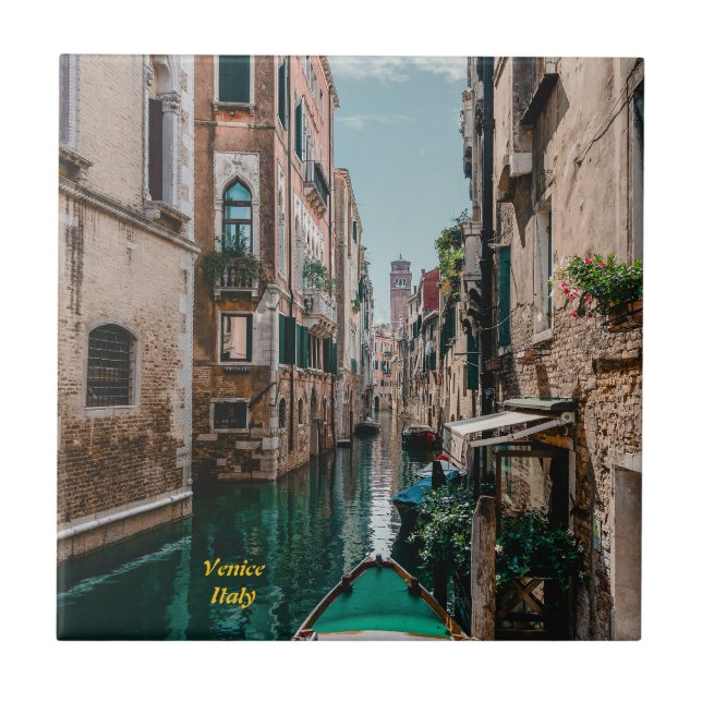 Venice Italy The Floating City Tile (Front)