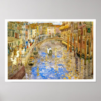 Venice, Italy: The Grand Canal by Prendergast Poster