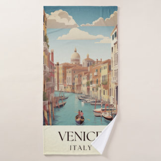 Venice Italy Travel Bath Towel