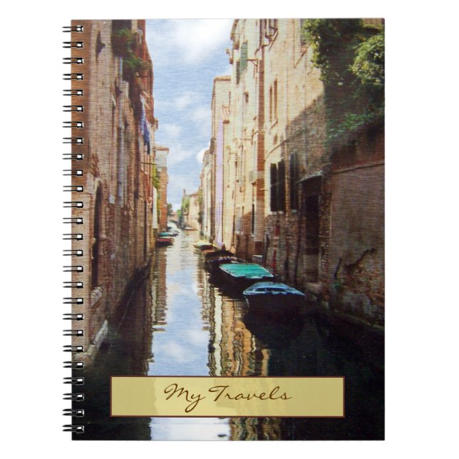 Venice Italy Travel Journal Notebook (Front)