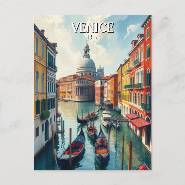 Venice Italy Travel Postcard (Front)