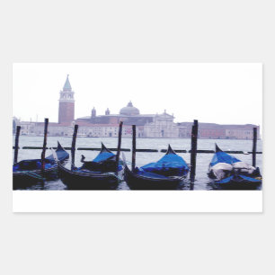 Venice Italy Travel Rectangular Sticker