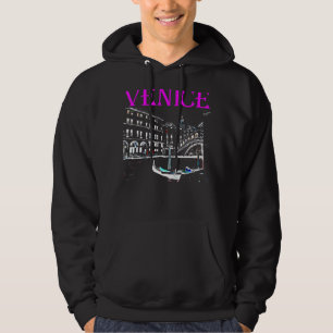 Venice Italy Travel Rialto Bridge Gondolas Grand C Hoodie