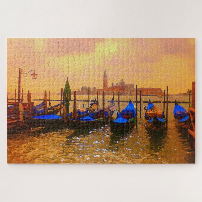 Venice Italy Travel Scenic Photo Jigsaw Puzzle (Horizontal)