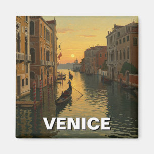 Venice Italy Travel Souvenir Painting Magnet