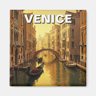 Venice Italy Travel Souvenir Painting Magnet