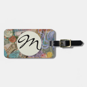 Venice Italy Travel Vintage Pretty Colourful Art Luggage Tag