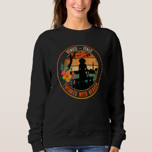 Venice Italy  Twinned With Heaven Vintage  Retro Sweatshirt