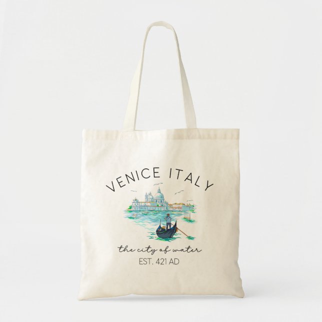 Venice Italy Vacation Souvenir Tote Bag (Front)