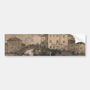 Venice, Italy (Vintage Venetian Landscape) Bumper Sticker