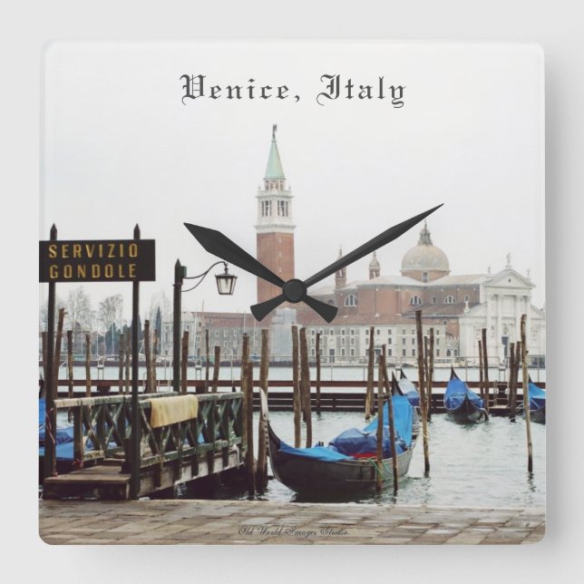 Venice, Italy  Wall Clock (Front)