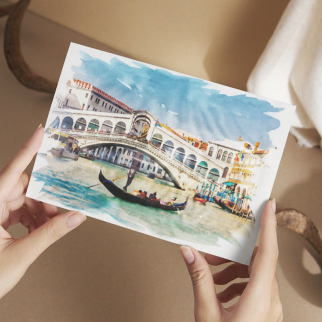 Venice, Italy - Watercolor Postcard (Creator Uploaded)