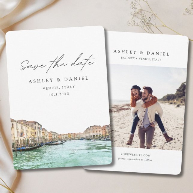 Venice Italy Wedding Save the Date Invitation (Venice Italy Wedding Save the Date Invitation
)