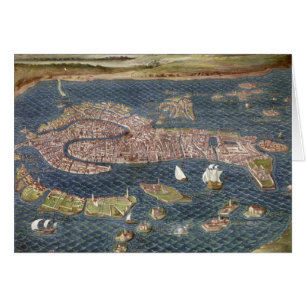 VENICE: MAP, 16TH CENTURY